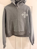 Grey thermal hoodie