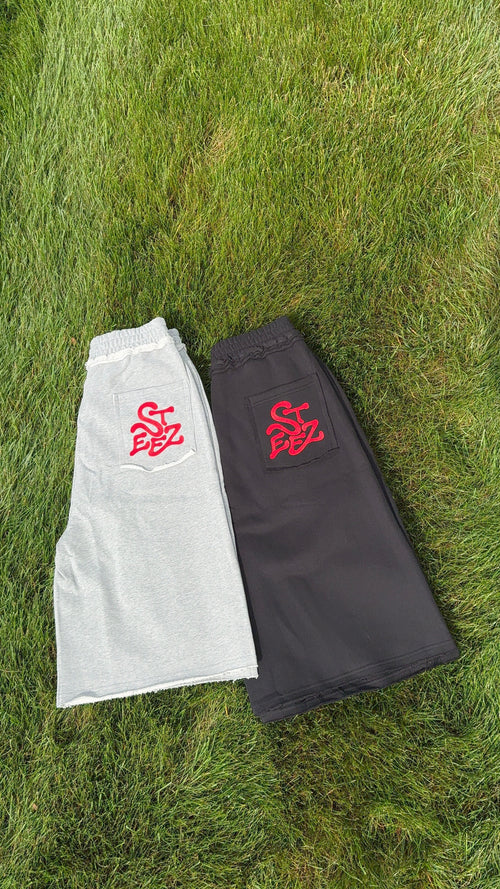 Black sweat shorts
